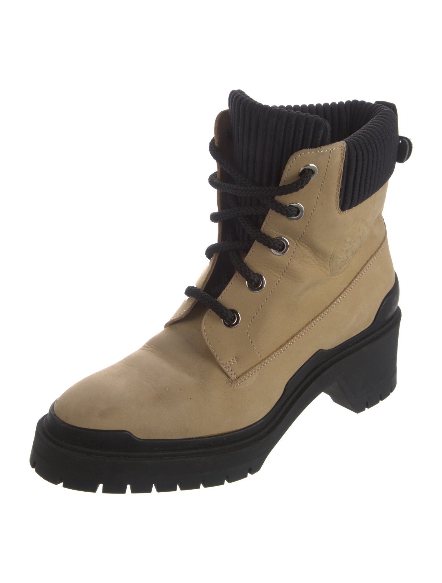 Hermès Still Nubuck Combat Boots