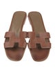 Hermès Oran Leather Slides