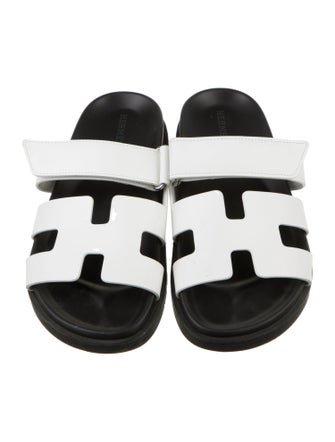 Hermès Chypre Leather Slides