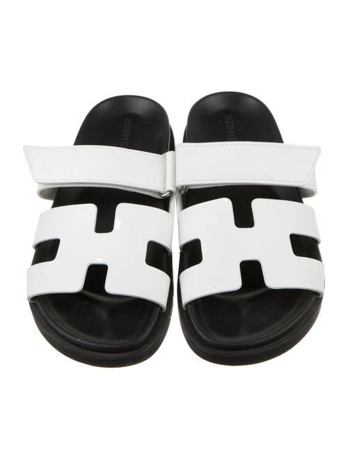 Hermès Chypre Leather Slides