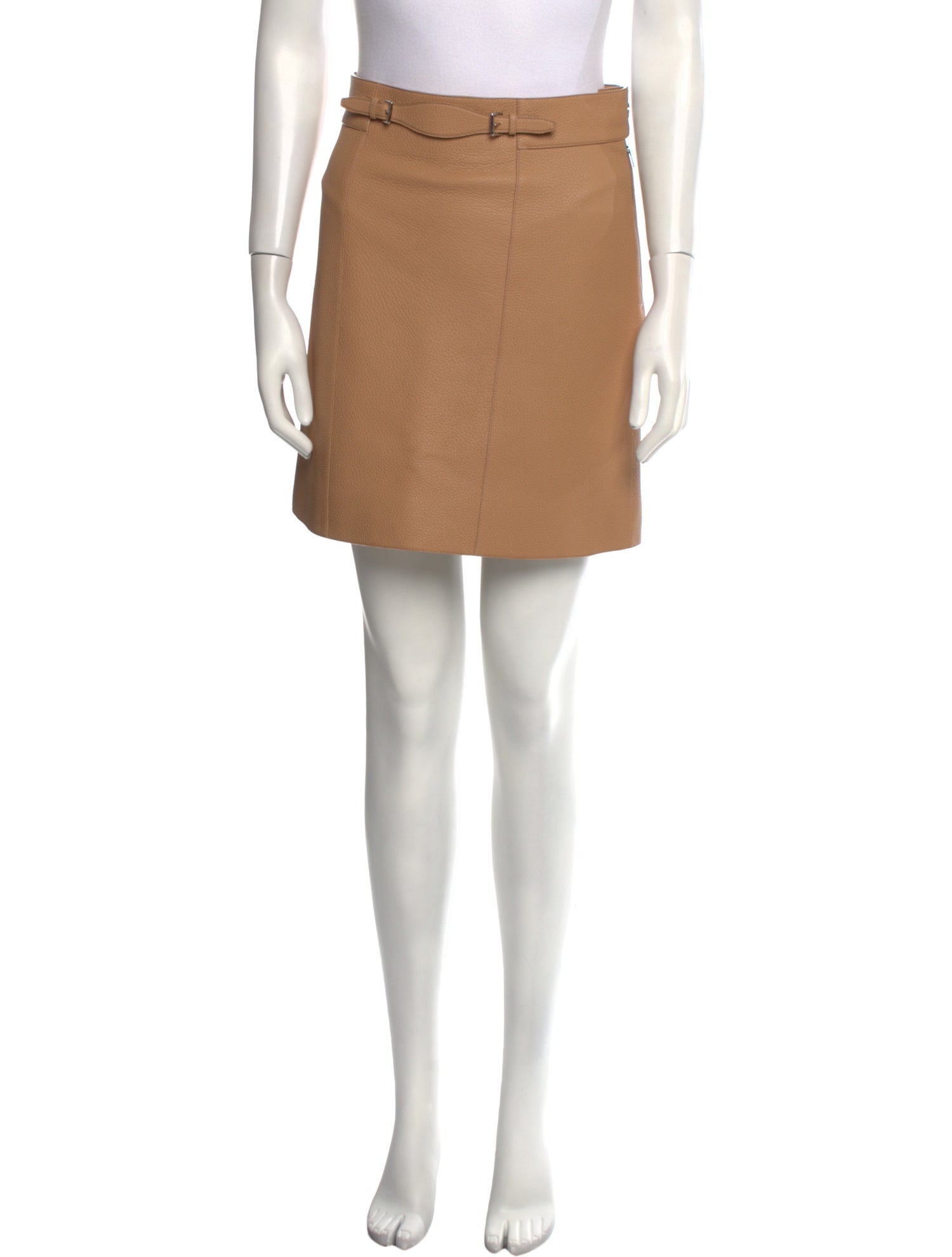 Hermès Deerskin Mini Skirt