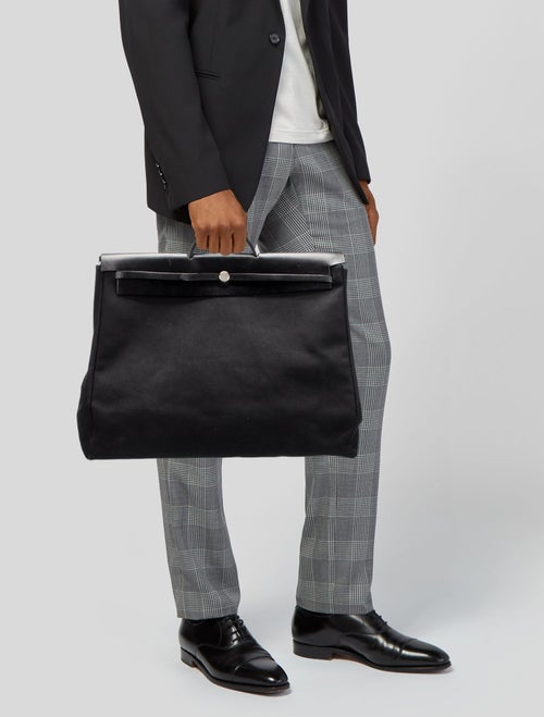 Hermès Toile & Vache Hunter Herbag 50