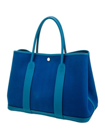 Hermès Toile Chevron & Negonda Garden Party 36