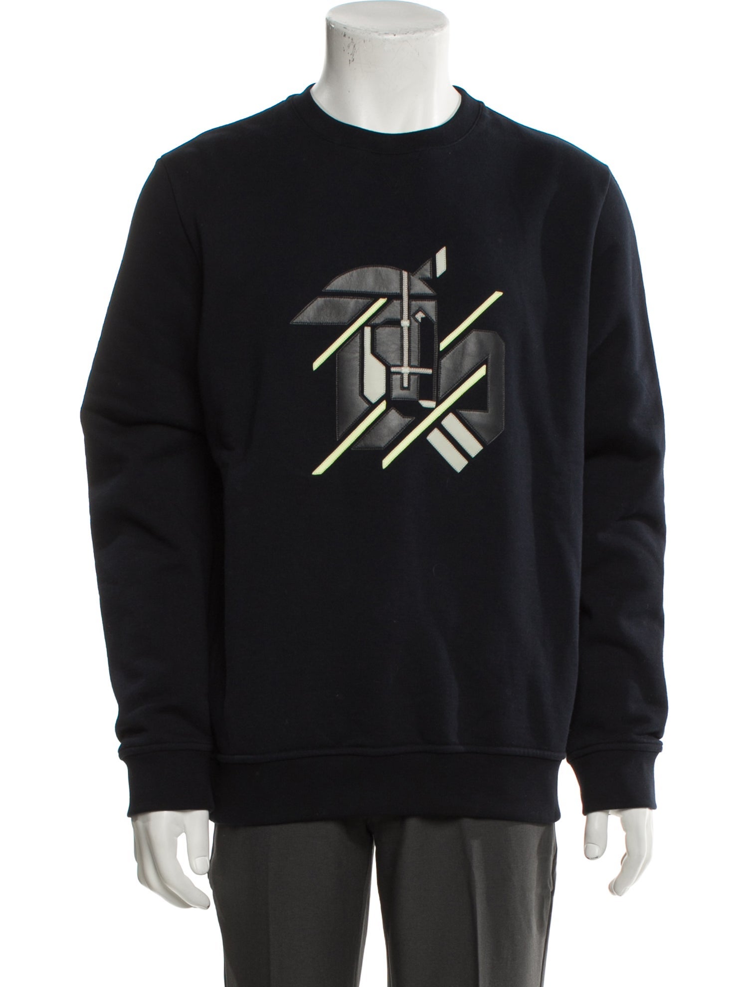 Hermès Graphic Print Crew Neck Pullover
