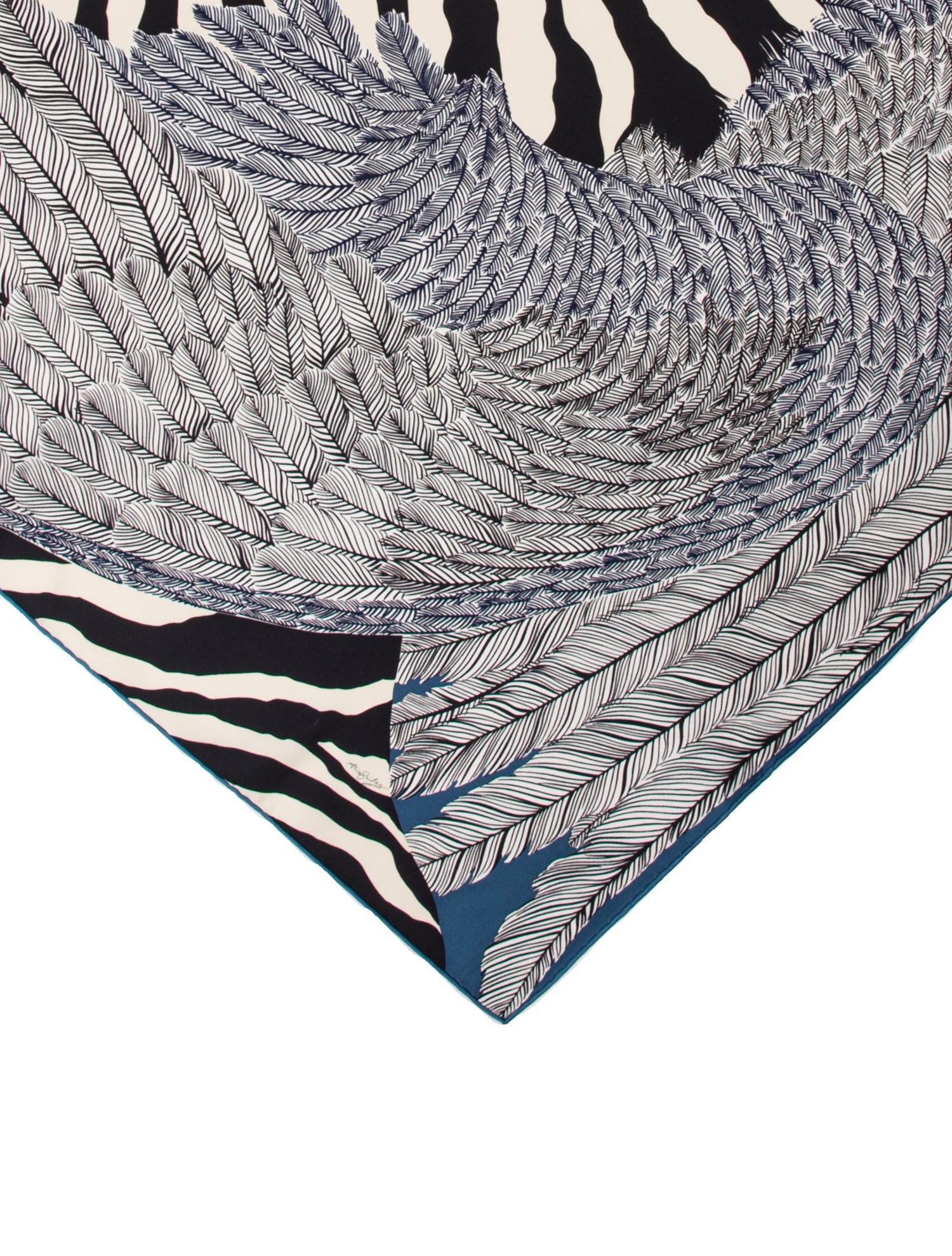 Hermès Zebra Pegasus Silk Scarf