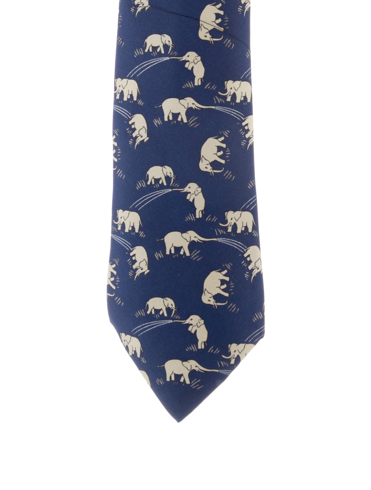 Hermès Silk Patterned Tie