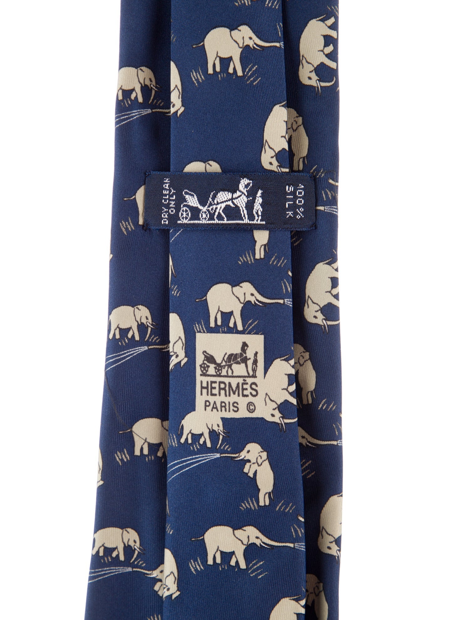 Hermès Silk Patterned Tie