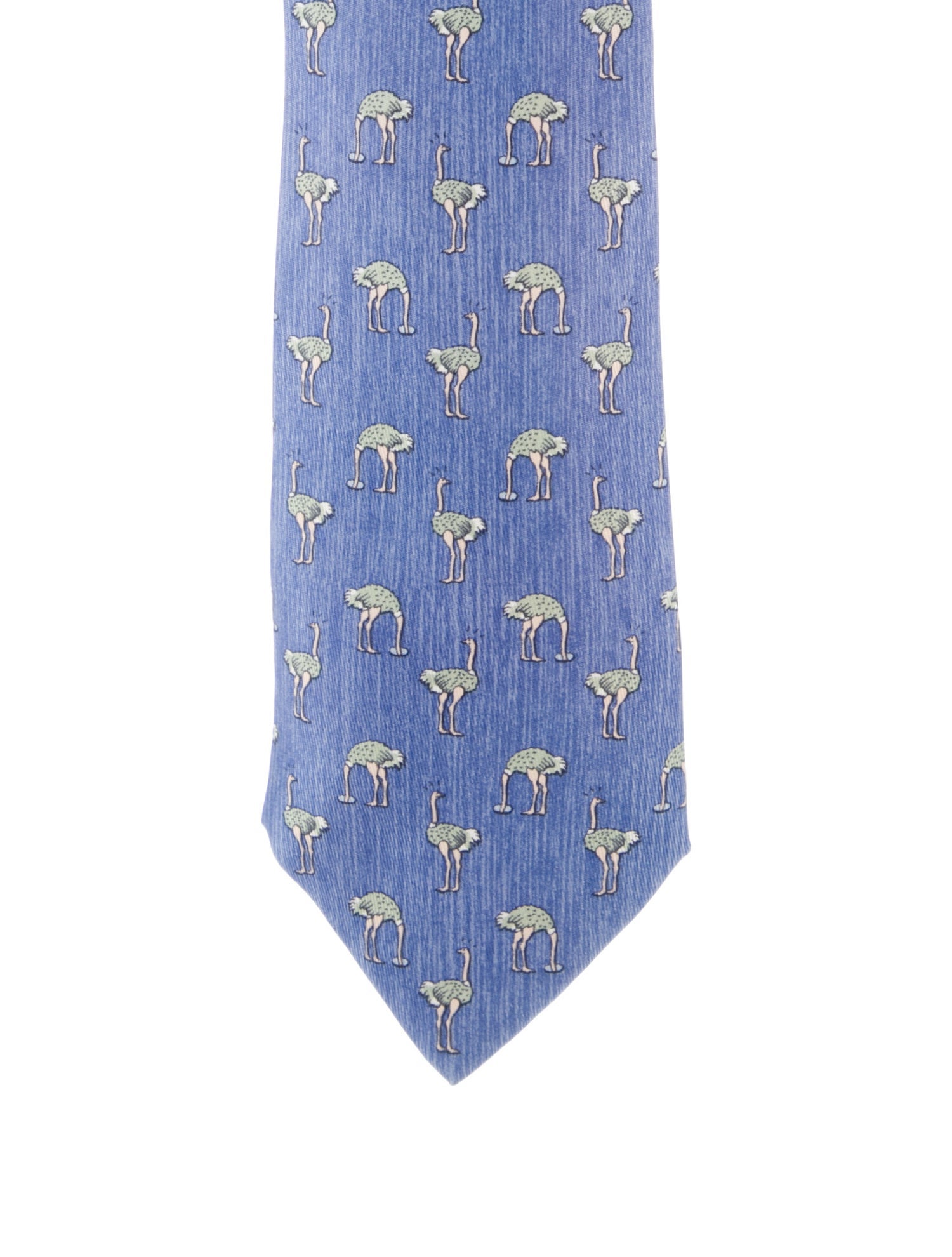 Hermès pattern silk tie