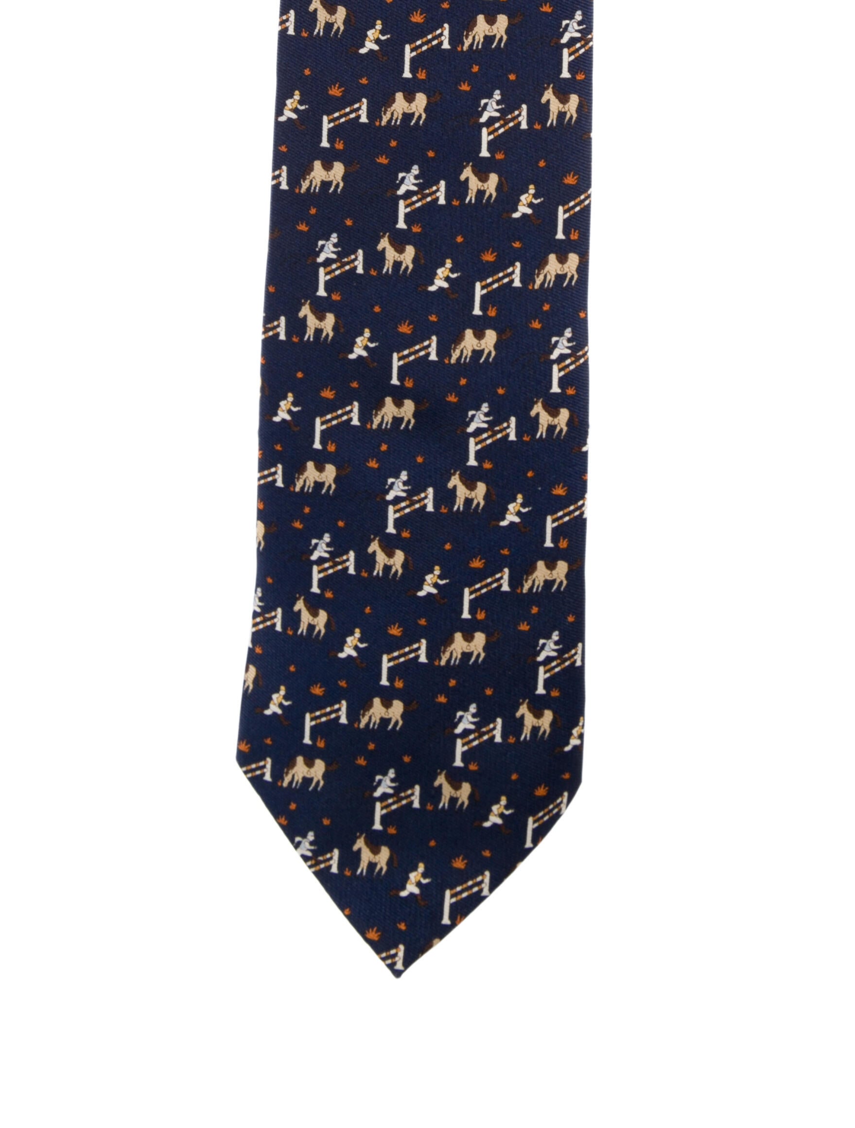 Hermès Silk Patterned Tie