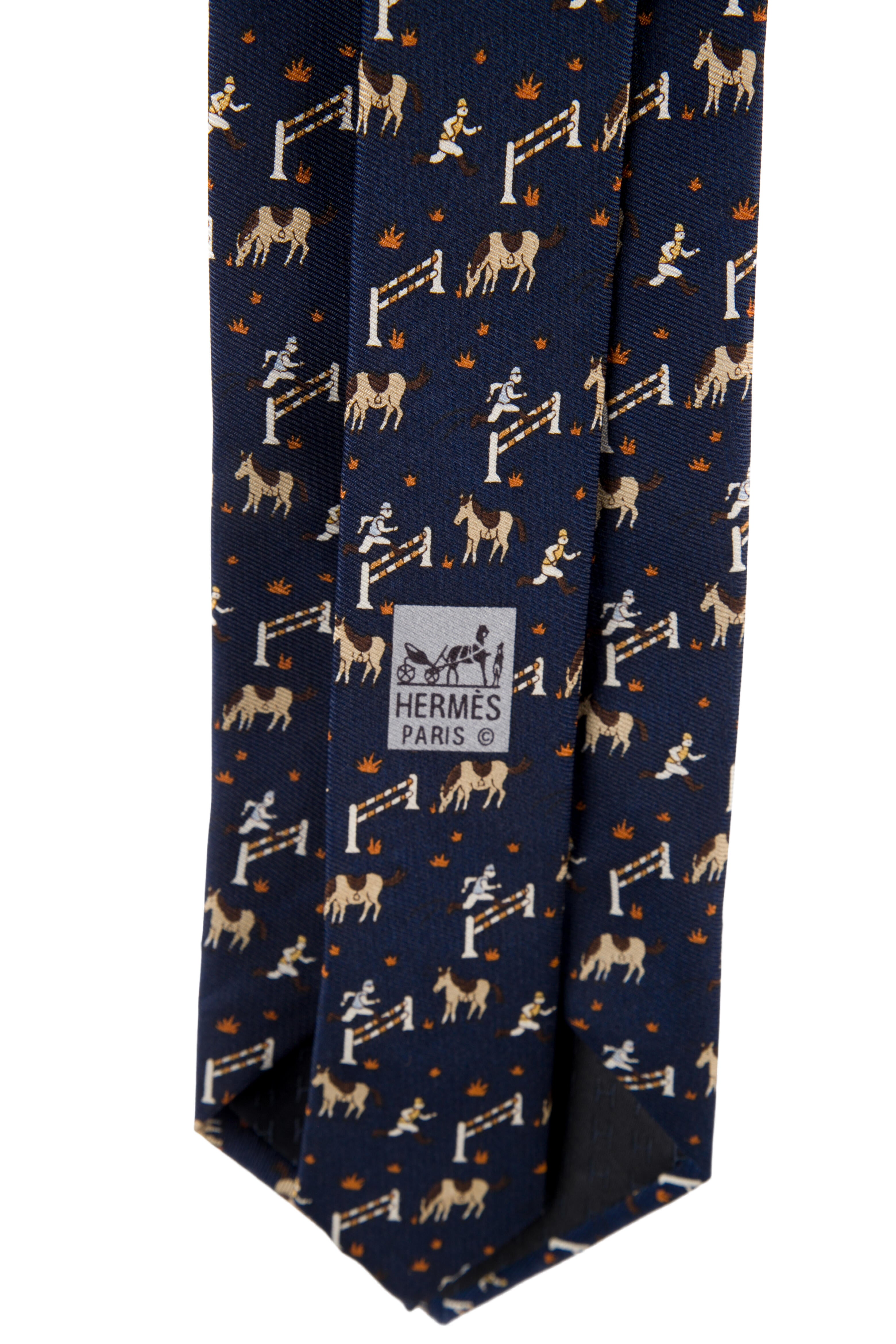 Hermès Silk Patterned Tie