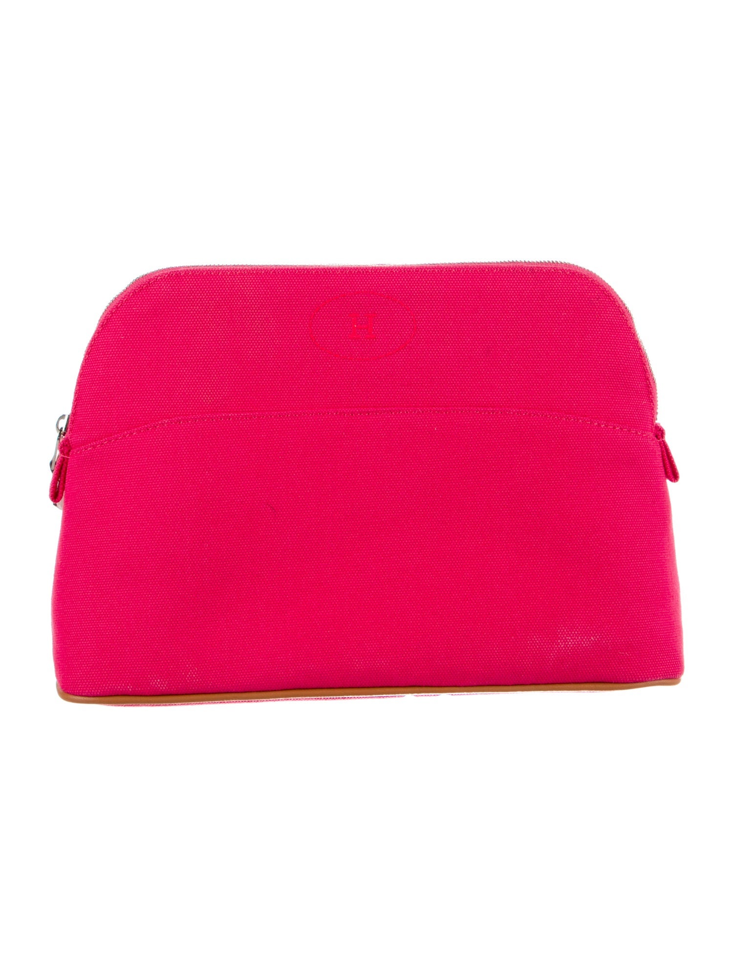 Hermès Toile Medium Bolide Travel Case