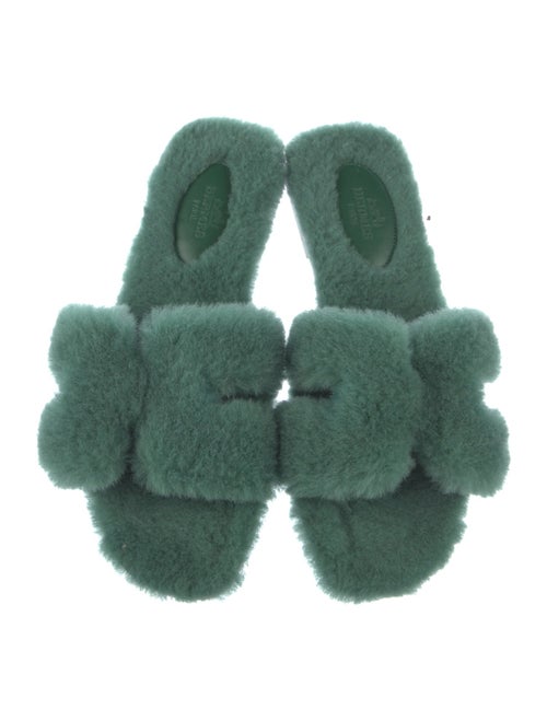 Hermès Oran Fur Slides
