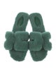 Hermès Oran Fur Slides