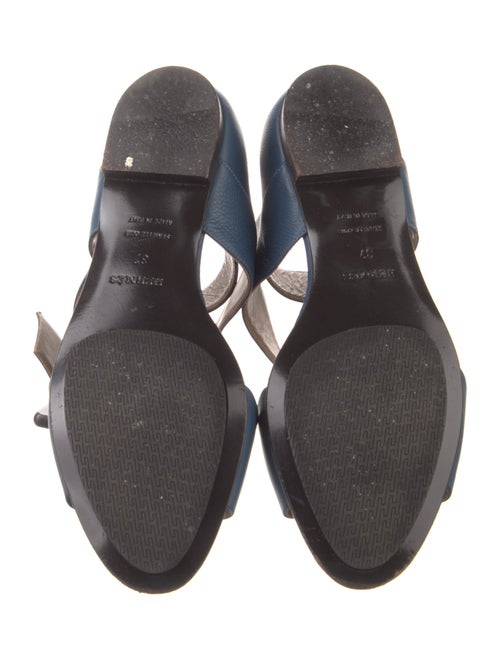 Hermès Leather Slingback Sandals