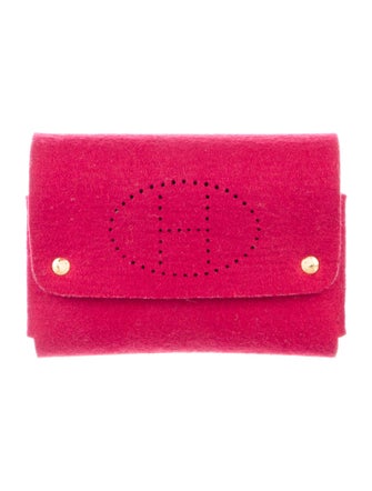 Hermès Felt Mises et Relances Playing Cards Holder