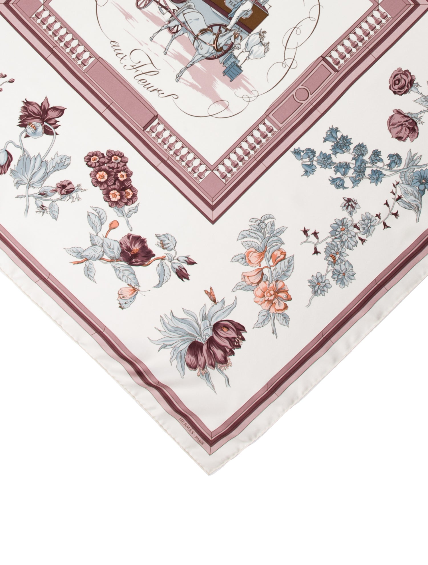 Hermès Quai aux Fleurs Silk Scarf