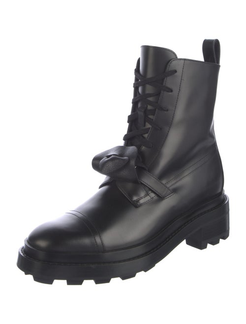 Hermès Funk Leather Combat Boots