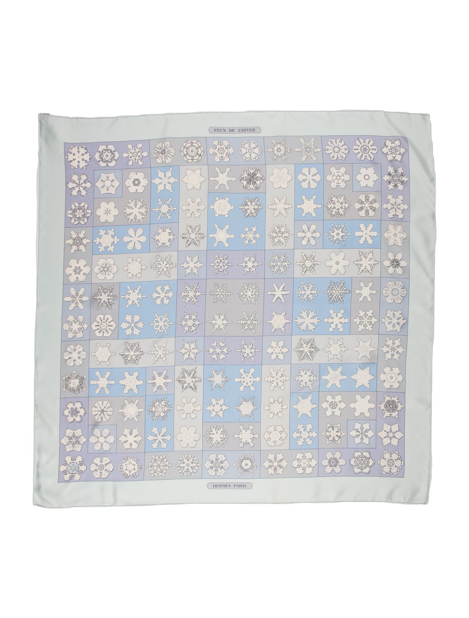 Hermès Feux De L'Hiver Silk Scarf