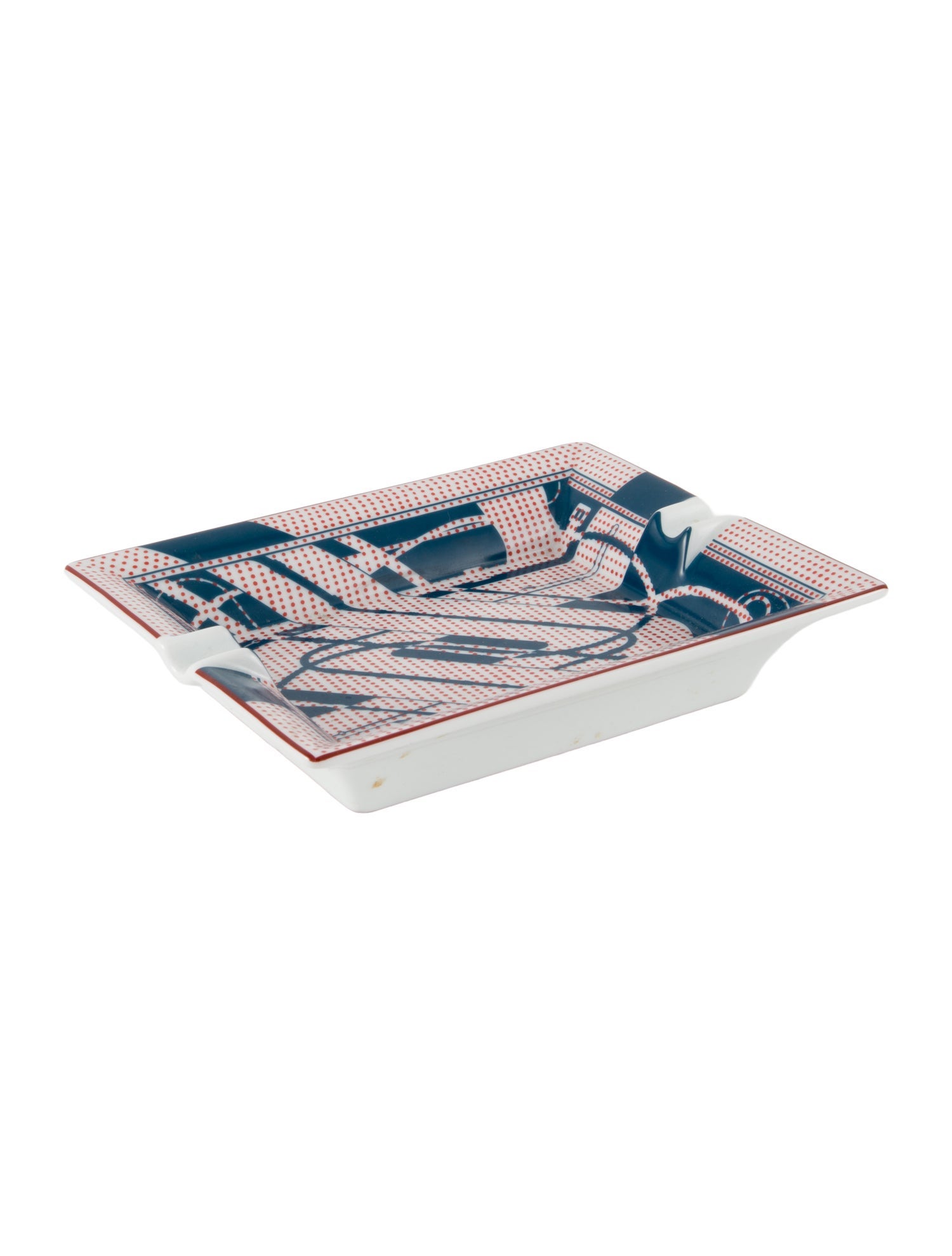 Hermès Porcelain Ashtray - Blue Decorative Accents, Decor
