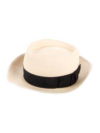 Hermès Woven Raffia Fedora