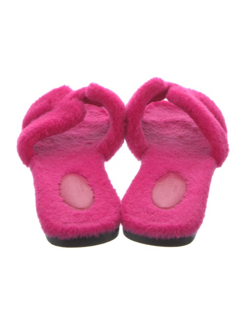 Hermès Faux Fur Slides