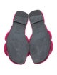 Hermès Faux Fur Slides