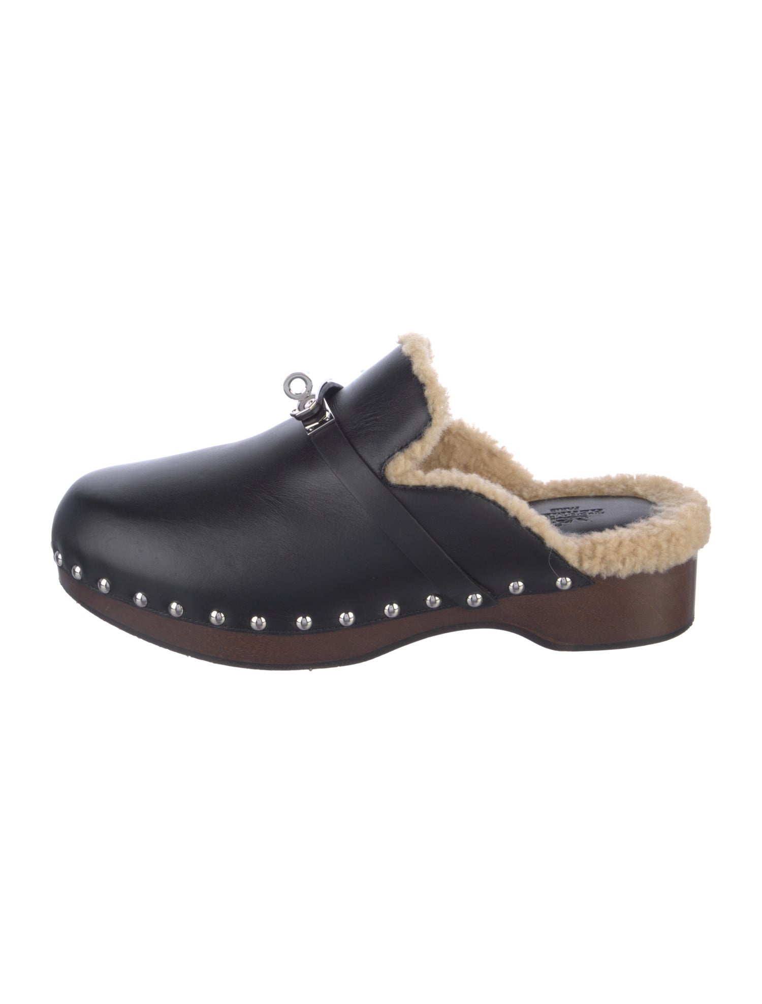 Hermès Carlotta Leather Mules
