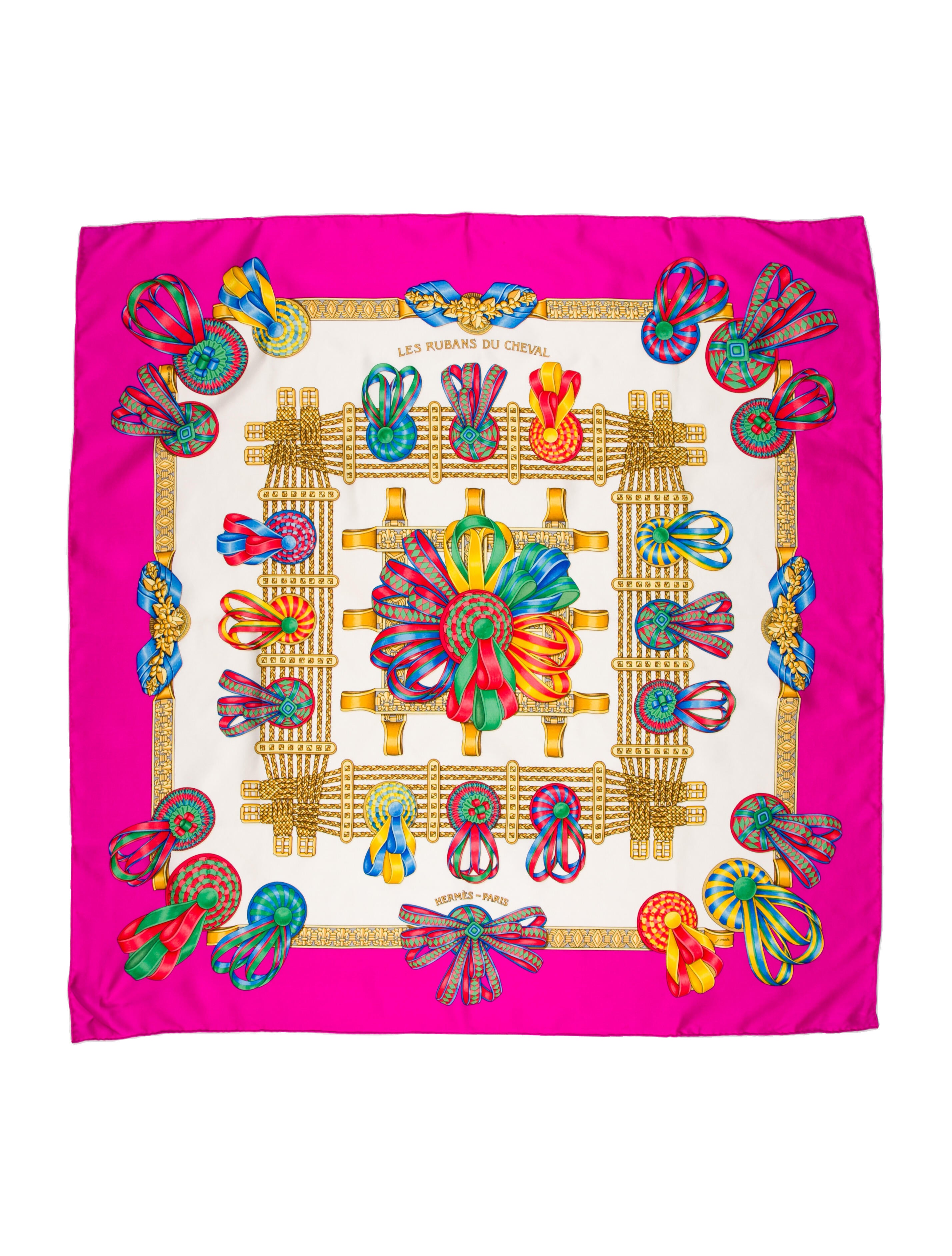Hermès Les Rubans du Cheval Silk Scarf