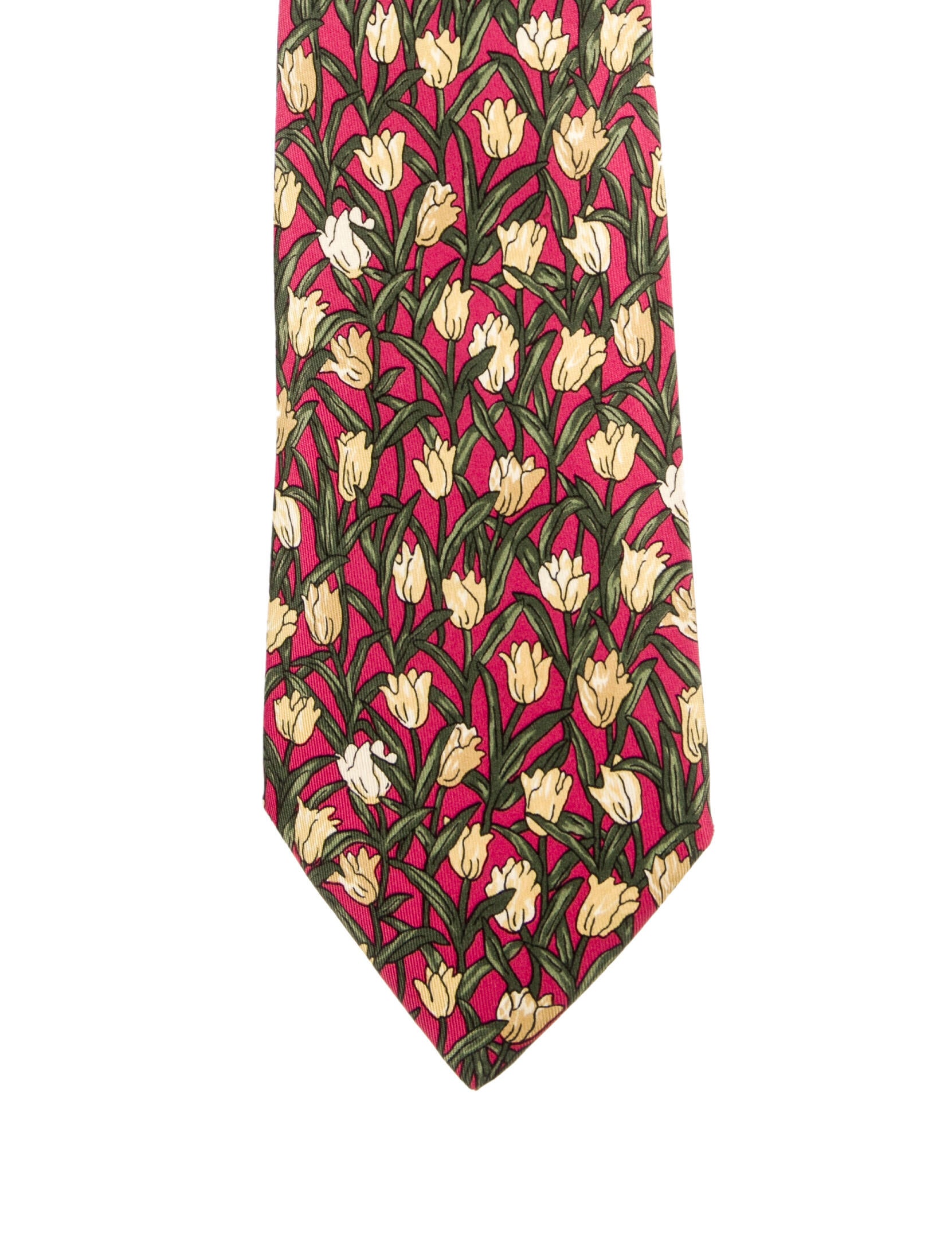 Hermès Pattern Silk Tie