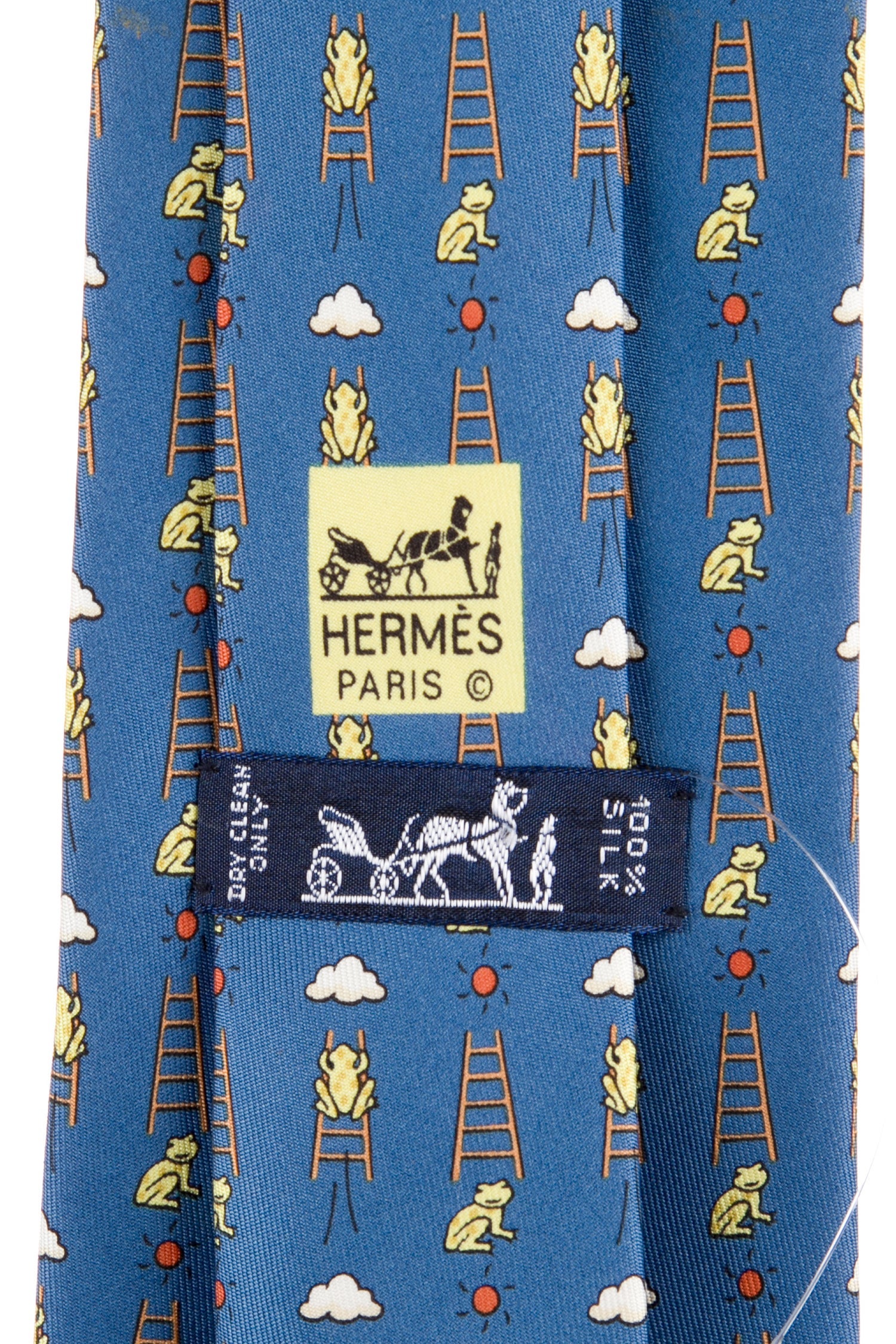 Hermès Pattern Silk Tie