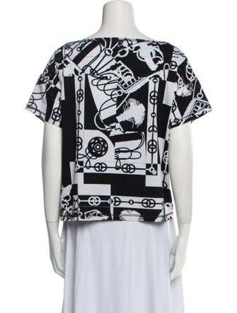 Hermès Silk Printed T-Shirt