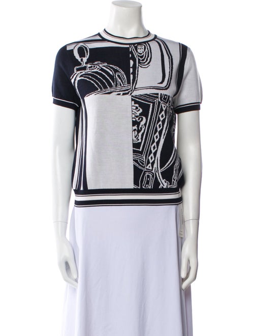 Hermès Silk Printed T-Shirt