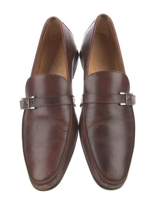 Hermès Leather Monk Straps