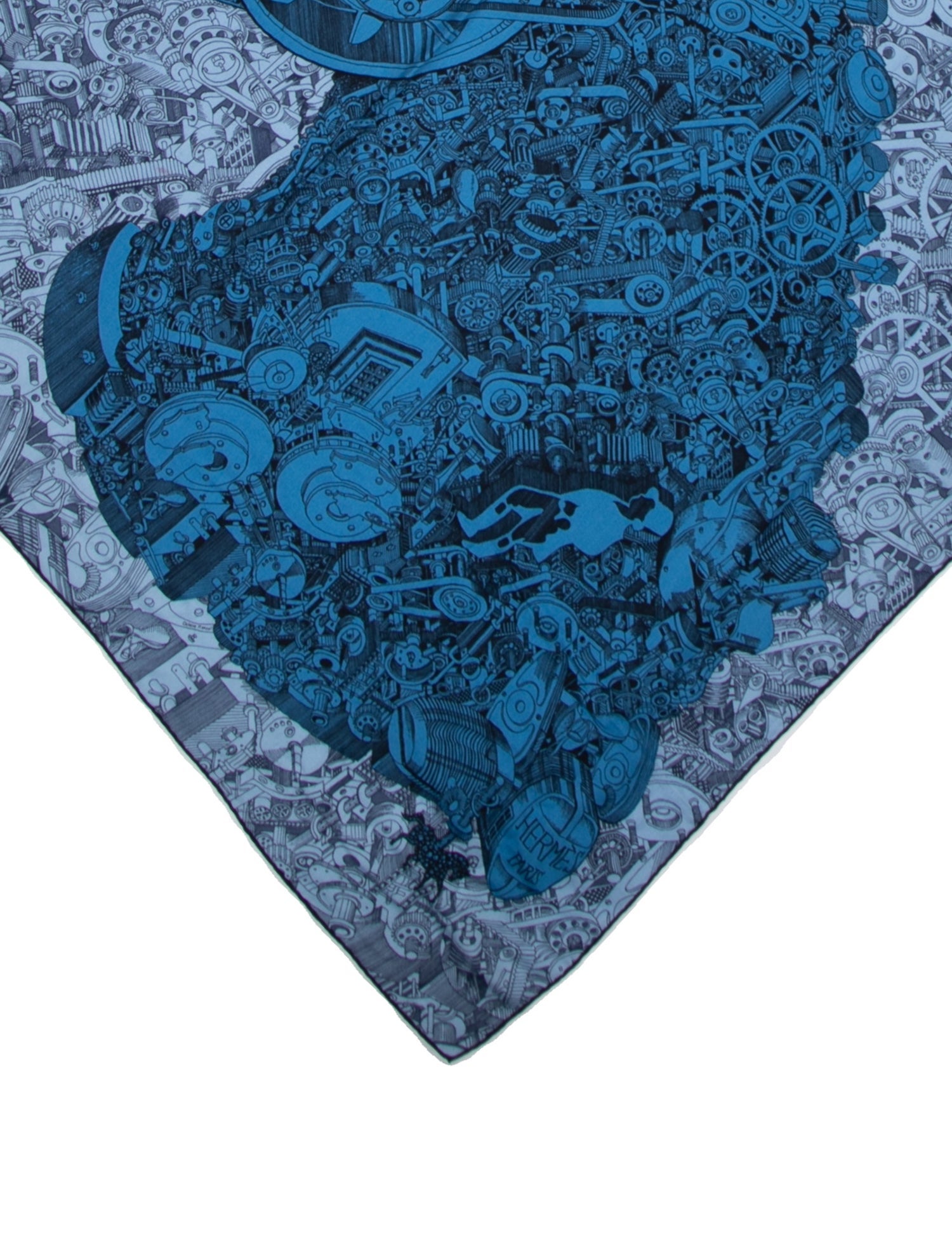 Hermès Des Chevaux Sous le Capot Cashmere Shawl