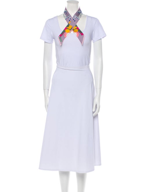 Hermès Cavalier en Formes Silk Twilly Scarf