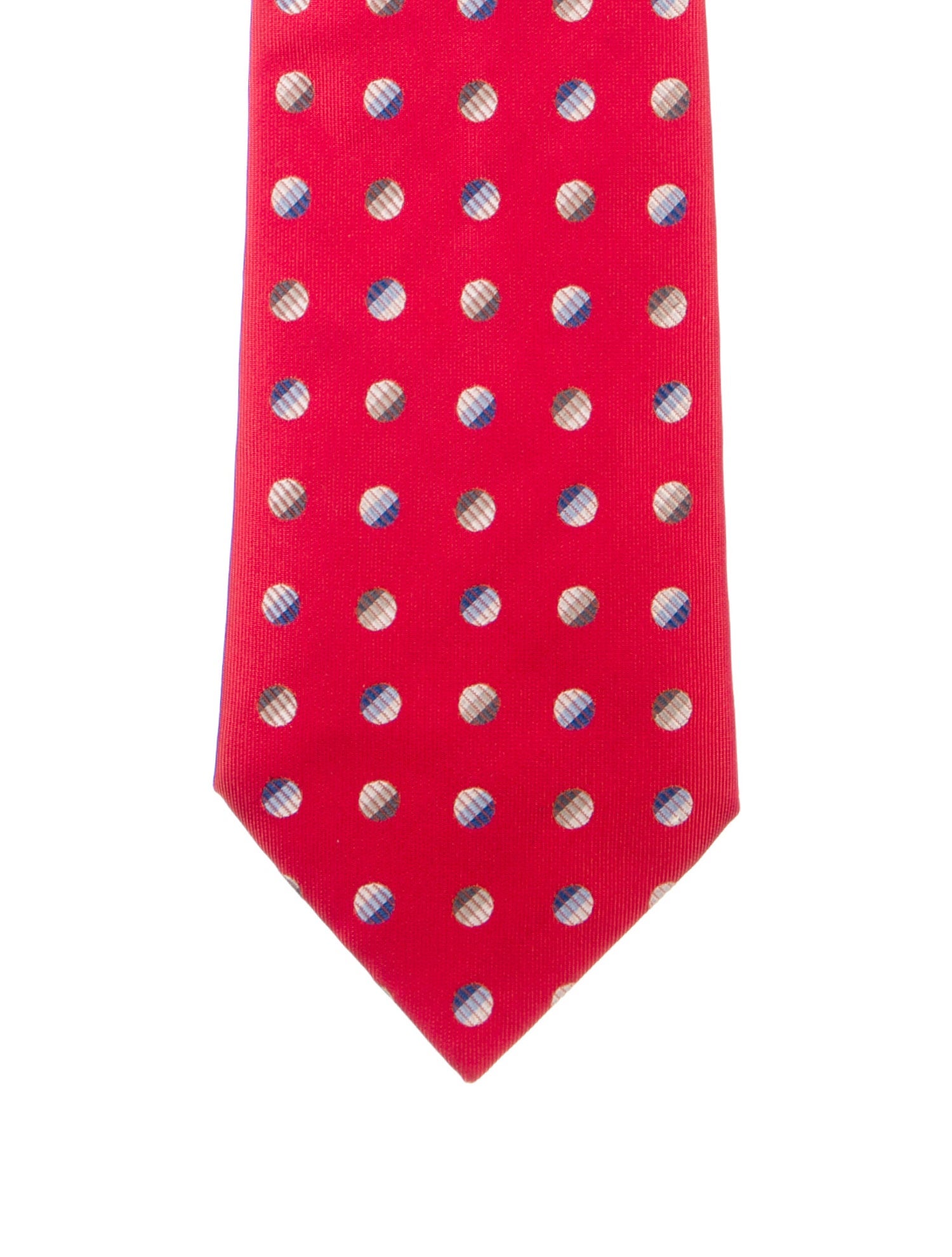 Hermès Pattern Print Silk Tie