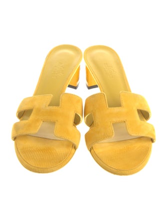 Hermès Oasis Suede Slides