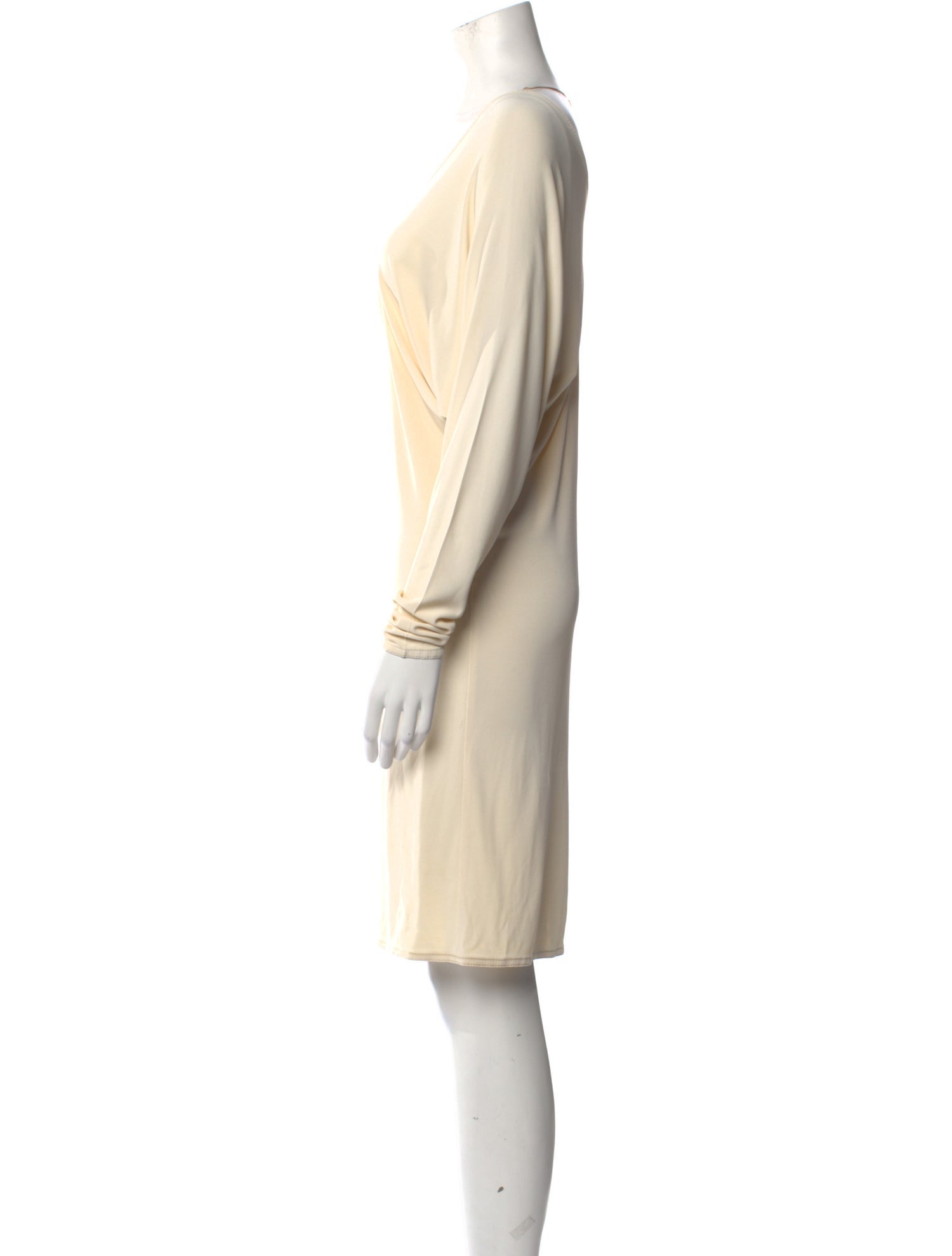 Hermès V-Neck Knee-Length Dress