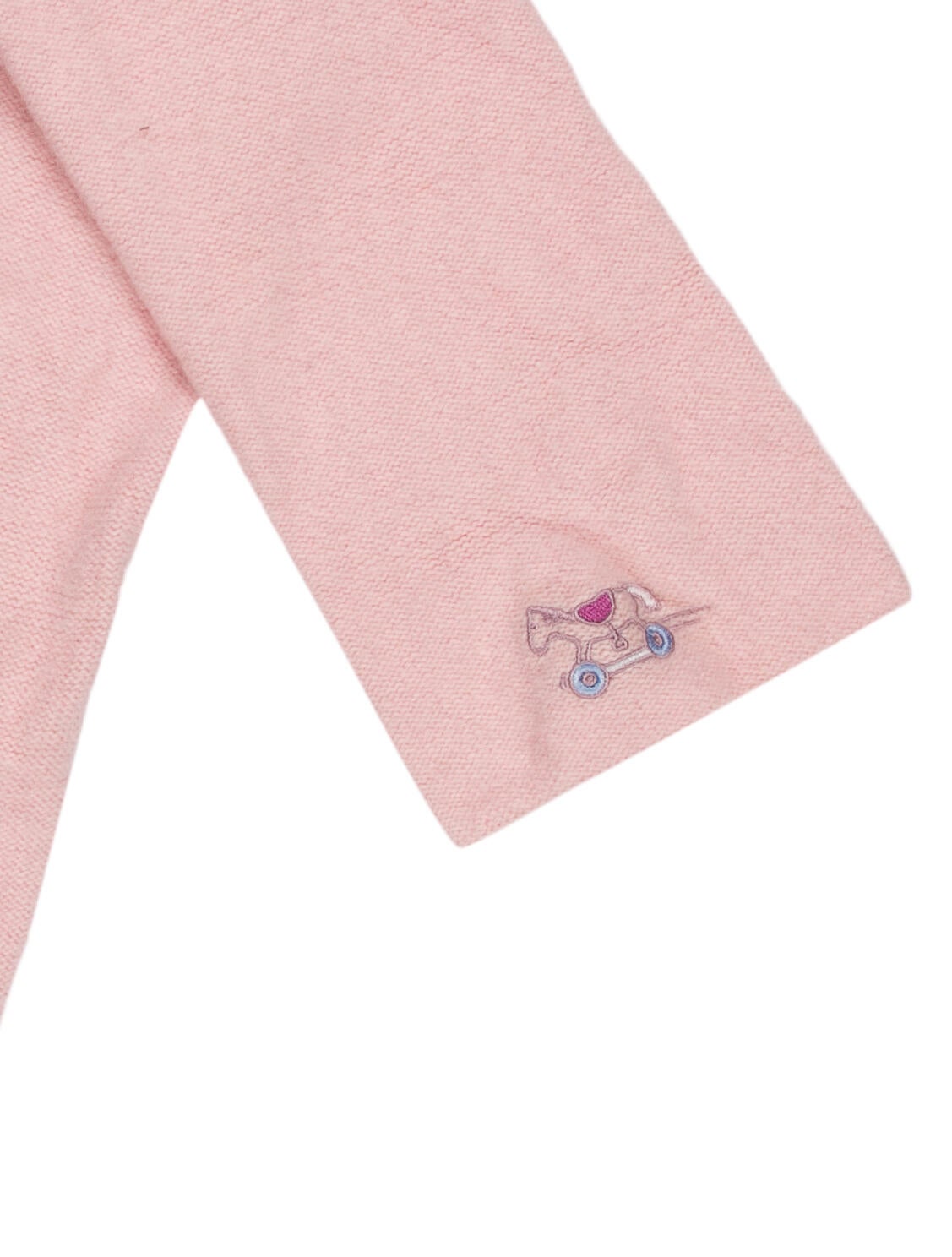 Hermès Girls' Cashmere Embroidered Scarf
