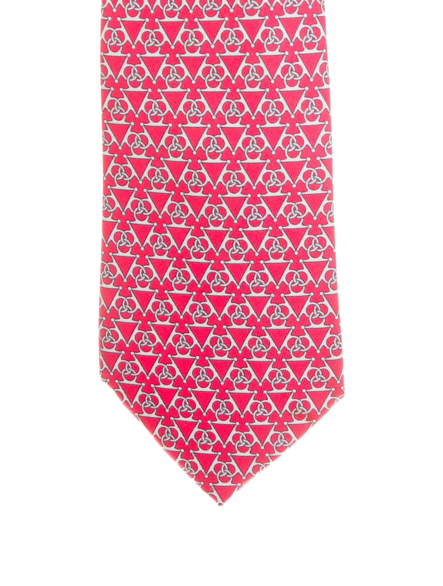 Hermès Silk Pattern Tie