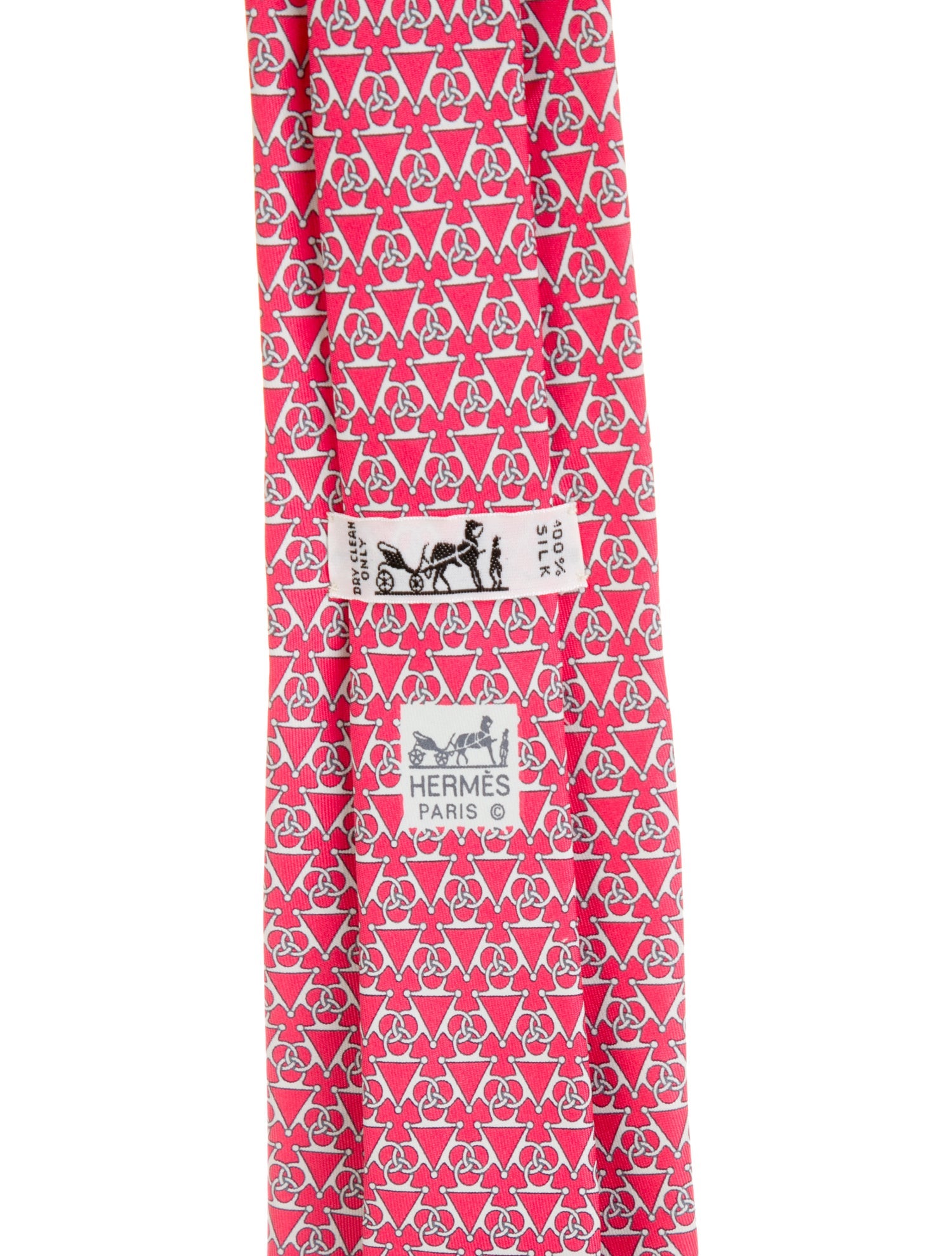 Hermès Silk Pattern Tie