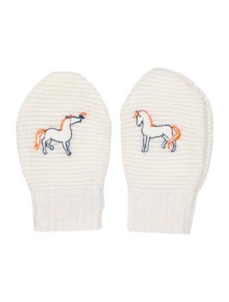Hermès Infant Boys' Cashmere Knit Mittens