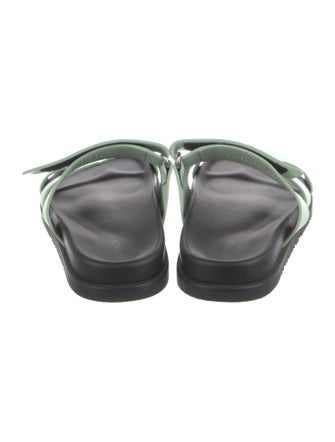 Hermès Chypre Leather Slides