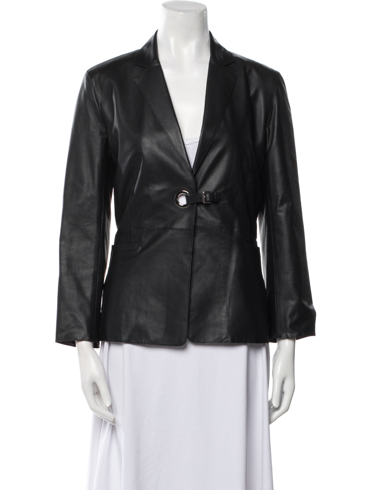 Hermès Leather Blazer