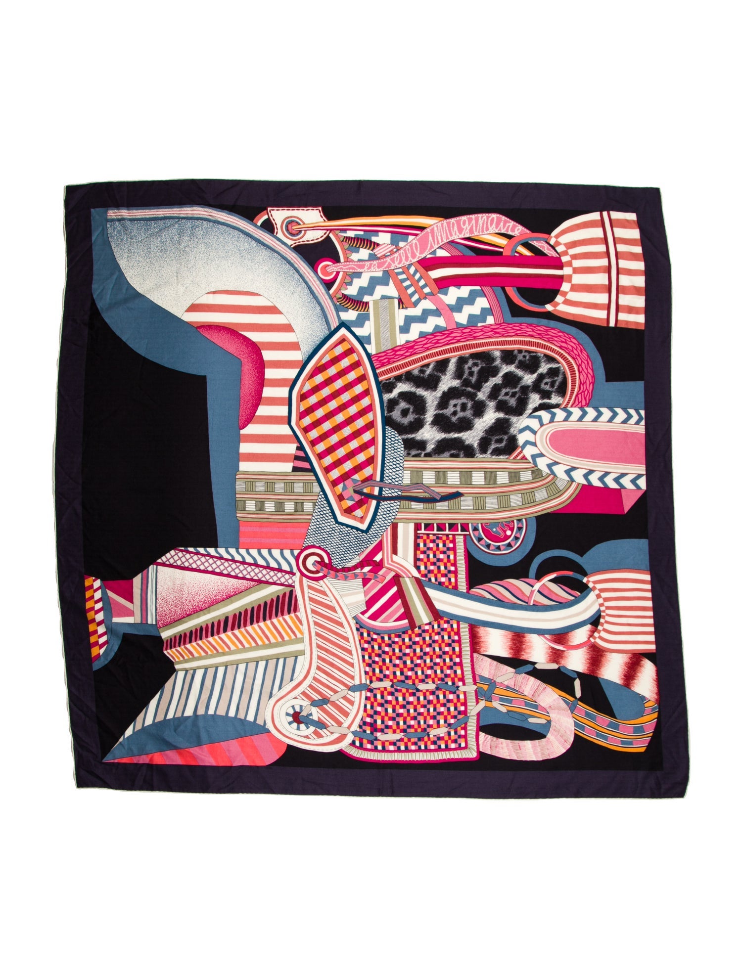 Hermès La Selle Imaginaire Cashmere Shawl