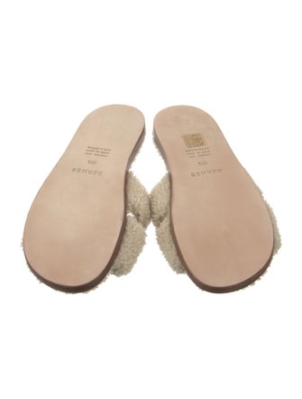 Hermès Izmir Shearling Slides