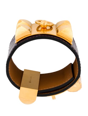 Hermès Alligator Collier De Chien Wrap Bracelet