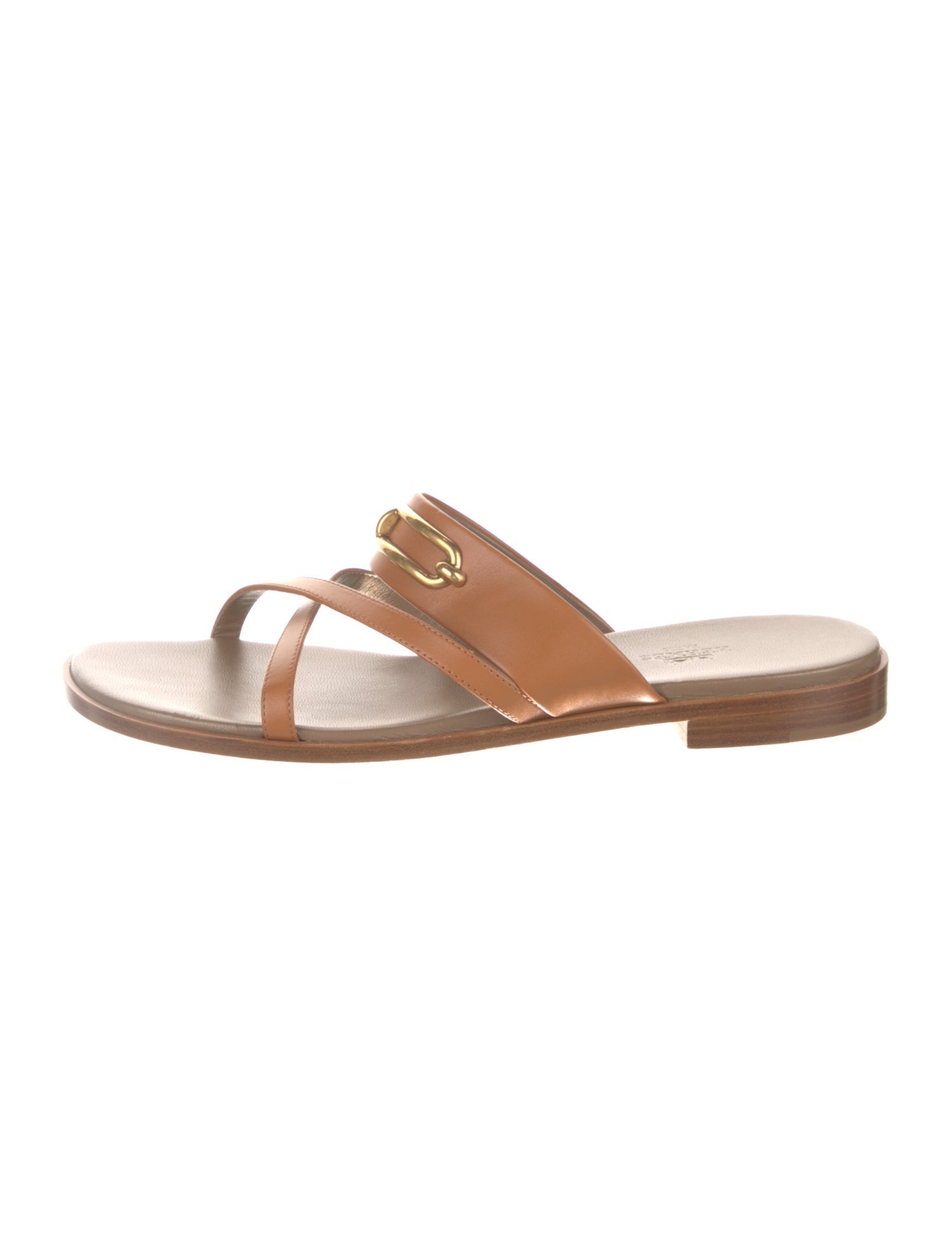 Hermès Claire Leather Slides