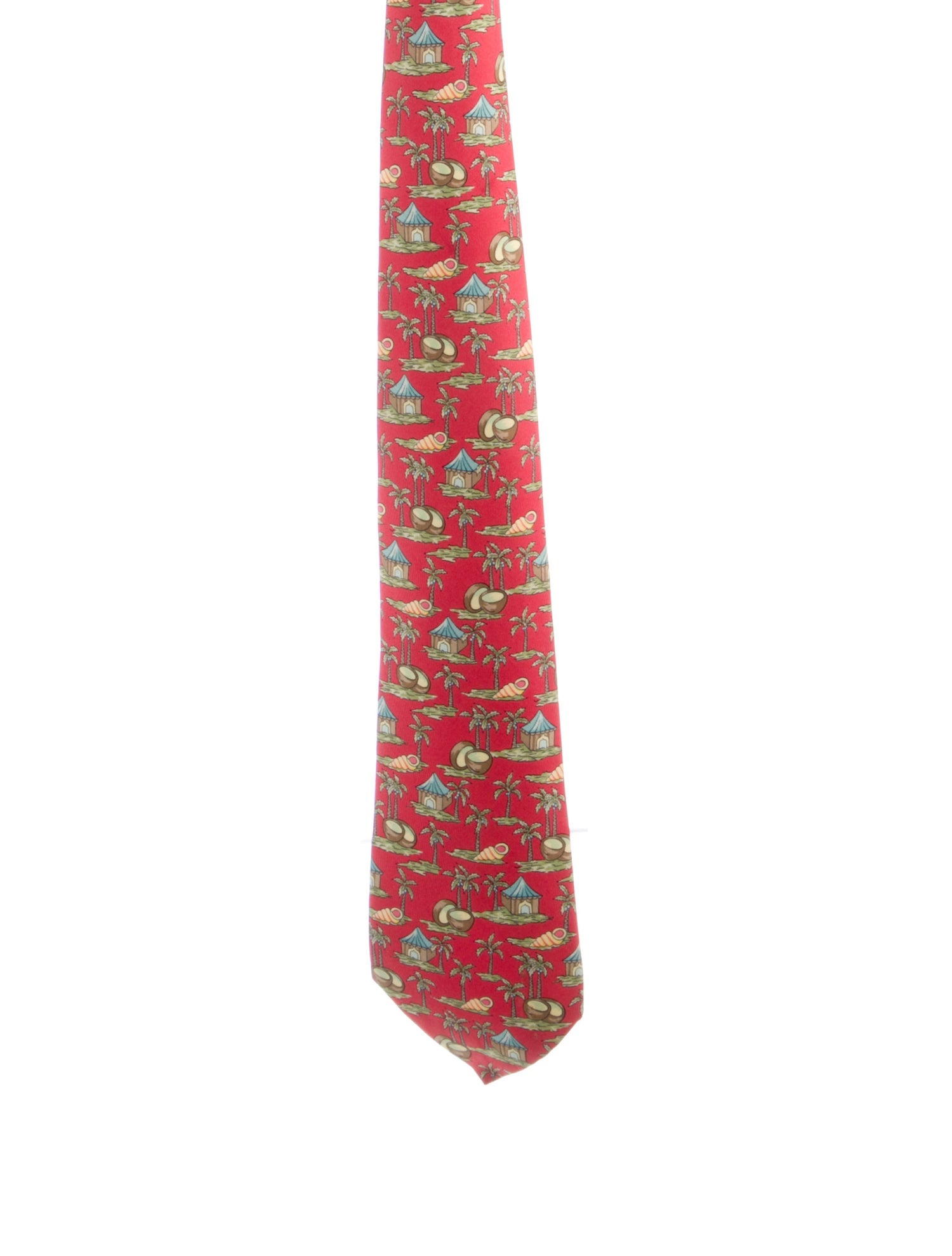 Hermès Patterned Silk Tie