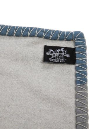 Hermès Tigre Bayadere Cashmere Throw Blanket
